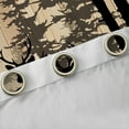 thumbnail image 4 of Manfei Wildlife Deer Elk Black Out Curtains for Man, Rustic Farmhouse Wooden Plank Curtains Pack of 2 (42x63 Each), Brown Animal Bedroom Curtains, Curtains and Drapes Bedroom Decor, 4 of 6