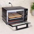 thumbnail image 2 of Total Chef Toaster Oven - Countertop Oven for Toast, Bake, Broil, Pizza, Compact Size For Small Kitchen Appliance with Timer, Fou, 2 of 8