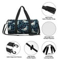thumbnail image 4 of Fotbe Glowing Butterfly Bolsa Deportiva de Lona Plegable con Estampado, Bolsa de Gimnasio con Bolsillo Seco/Húmedo, Bolsa de Viaje Ultraligera de Gran Capacidad, 4 of 6