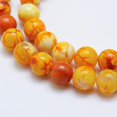 thumbnail image 3 of Natural Agate Beads Strands Dyed & Heated Round 8mm Hole: 1mm about 47~48pcs/strand 15.3 inch(39cm), 3 of 3