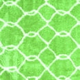 thumbnail image 1 of Ahgly Company Indoor Square Trellis Green Modern Area Rugs, 4' Square, 1 of 1