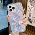 thumbnail image 4 of Compatible with iPhone 13 Pro Max Case,Cute Laser Gradual Bling Love Heart Glitter Clear+Translucent Card Soft Wave Frame Anti-Falling 3D Thick Shockproof Phone Cover(for 13 Pro Max 6.7), 4 of 10
