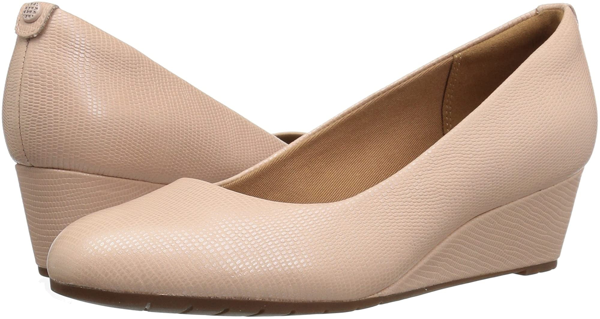 Clarks Womens Vendra Bloom Wedge Pump 