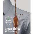 thumbnail image 6 of Youclos Stain Repellent Button Down Shirts for Men Long Sleeve Stretch Dress Shirt, 6 of 6