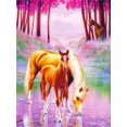 thumbnail image 1 of CHENISTORY-pintura de diamante 5D con Marco, paisaje rosa, unicornio, caballo, punto de cruz, manualidades, bordado de mosaico, regalo, decoración del hogar, 1 of 4