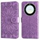 thumbnail image 5 of Funda tipo cartera GANGXUN para Honor X40 , diseño girasol, cuero PU, soporte, cierre magnético, tarjetero, 5 of 5
