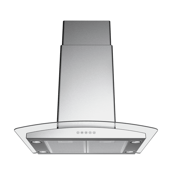 Blue Ocean 30” Island Mount Range Hood in Stainless Steel