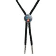 thumbnail image 1 of Let´s Be Adventurers Tent Camping Night Moon Shooting Stars Western Southwest Cowboy Necktie Bow Bolo Tie, 1 of 4