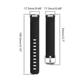 thumbnail image 5 of Pulsera De Repuesto Deportiva De Silicona Correa De Silicona Cómoda Impermeable Para Mujeres Hombres Banda De Reloj Deportivo Compatible Para Fitbit Inspire2 Ace3 Guardurnaity EL016532-01, 5 of 5