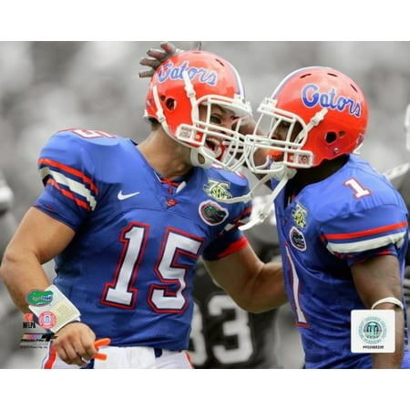 - Tim Tebow & Percy Harvin University of Florida Gators 2007 Spotlight Photo Print