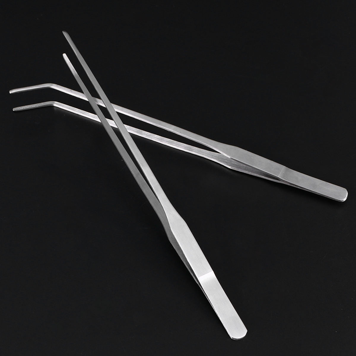 Milisten 2Pcs Bent Tip Tweezers for Efficient Planting in Aquatic Plant Care