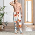 thumbnail image 2 of Sikiie Three Goldfish Watercolor Splash Pajama Pants Men, PJ Bottoms, Sleep & Lounge Pants-Medium, 2 of 6