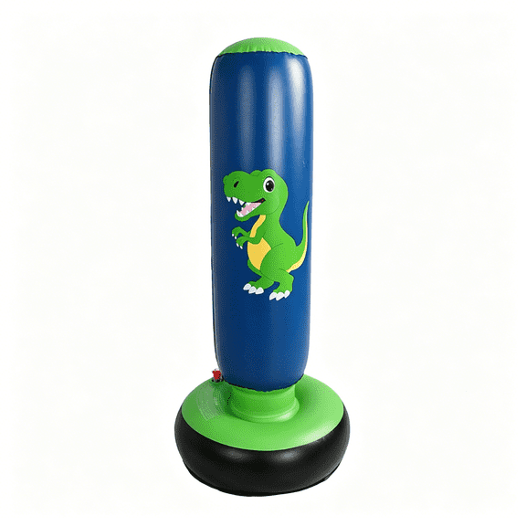 CYFW Inflatable Punching Bag, 48” Stable Inflatable Boxing Bag for 3-6 Kids,Dinosaur Toy & Gifts for Boys and Girls, Kids Boxing Set for Practicing Karate, Taekwondo