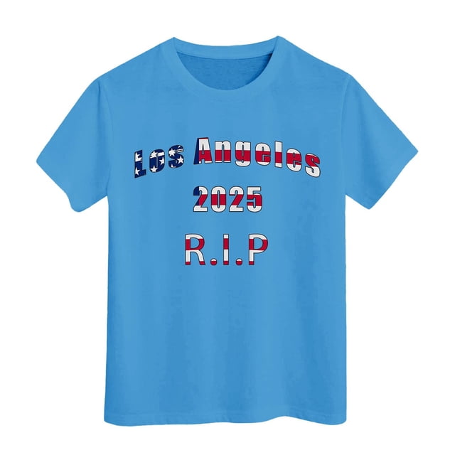 Ween Robe Chemise Graphique Enfants la R.I.P Décontractée Imprimée à Manches Courtes T-Shirt