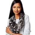 thumbnail image 3 of Collection Xiix Foulard Boucle Infinie Léopard, Gris, 3 of 5