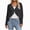 Black, variant on Womens Sheer Lightweight Cardigan Long Sleeve Tie Front Cropped Bolero Shrug Ruffle Trim Hollow Out Tencel Mesh Cardigan（Yellow,One Size）