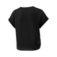 thumbnail image 5 of Women's Crew Neck Short Sleeve T Shirt Summer Casual Loose Workout Top, 5 of 5