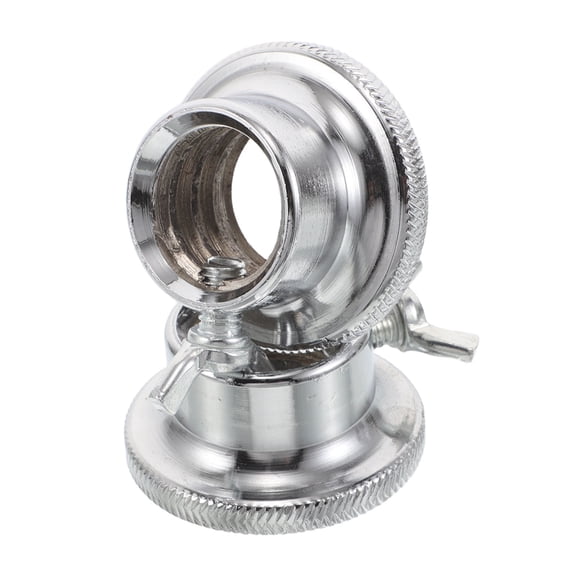 SEWOART 2Pcs Plated Silver Steel Barbell Collars with Double Lock Screw Clamp for Dumbbell Security
