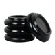 thumbnail image 2 of Juego de 4 ruedas de madera para patas de piano, protección para el suelo de pianos verticales. Negro, 2 of 9