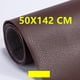 thumbnail image 2 of Cinta de reparación de cuero, parche autoadhesivo de reparación de cuero para sofá, asiento de automóvil, bolso, muebles, asiento del conductor, negro, 50 x 142 cm, 2 of 5