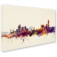thumbnail image 2 of Trademark Fine Art "Manchester England Skyline" Canvas Art by Michael Tompsett, 2 of 3