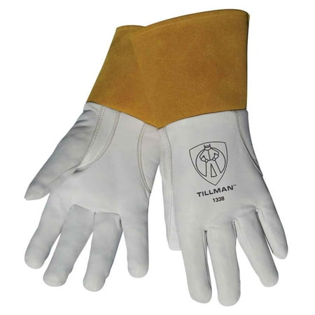 Tillman 1338 Top Grain Goatskin TIG Welding Gloves with 4
