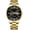 gold black, variant on Men's Fashion Luxury Stainless Steel Watches for Men Business Auto Date Chronograph Analog Quartz Wristwatches