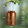thumbnail image 5 of Hummingbird Solar Lanterns Outdoor Waterproof, Birthday Gifts for Women Mom Grandma Sister Fathers Day Gifts for Dad, Hanging Solar Lights Garden Decor for Outside Decoration Patio Yard Lawn Porch, 5 of 6