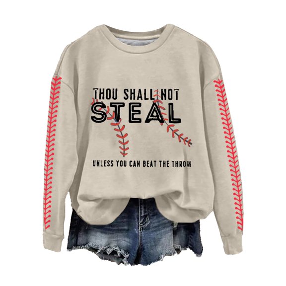 Ruyang Women's Long Sleeve Tunics Tops Womens Casual Long Sleeve Graphic Tee Shirts Crew Neck Sweatshirts Pullover Tops for Women