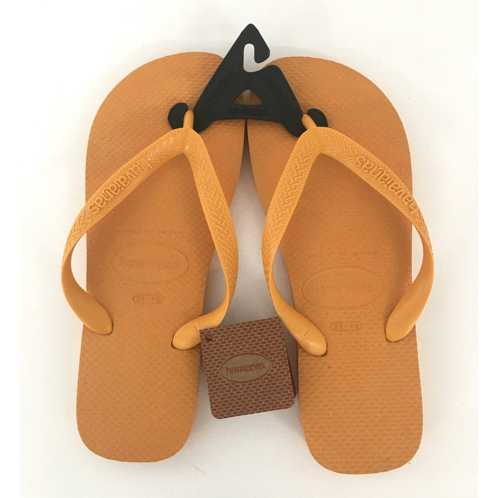 havaianas slim orange bronze