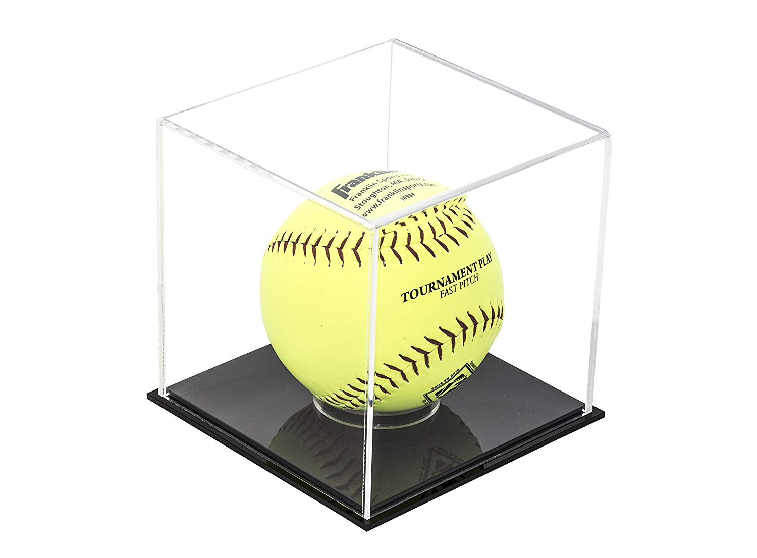 Deluxe Clear Acrylic Softball Display Case (A081SB)
