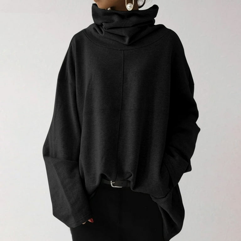 Casual Solid Pocket Turtleneck Long Sleeve Dresses Casual Solid Pocket Turtleneck Long Sleeve Dresses