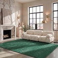 thumbnail image 5 of SAFAVIEH Vision Adrasteia Overdyed Solid Area Rug, 6'7" x 6'7" Square, Dark Green - Modern Design, Dark Green, Non-Shedding & Easy Cleaning, Ideal for Living Room, Bedroom, Dining Space, 5 of 17