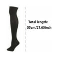 thumbnail image 3 of qolati Knee High Socks for Women Cable Knit Warm Thick Tall Boot Stockings Leg Warmers Long Tights Stockings, 3 of 3