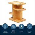 thumbnail image 2 of Organizador de maquillaje RoyalHouse Bamboo 30 cm giratorio 360°, 2 of 6