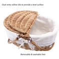 thumbnail image 4 of Cesta interior de mimbre para pícnic, 39 x 29 x 18 cm, 0,7 kg, 20 litros, 4 of 8