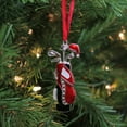 thumbnail image 3 of Northlight 4” Red and White with European Crystals Silver Plated Golf Bag Christmas Tree Ornament, 3 of 3