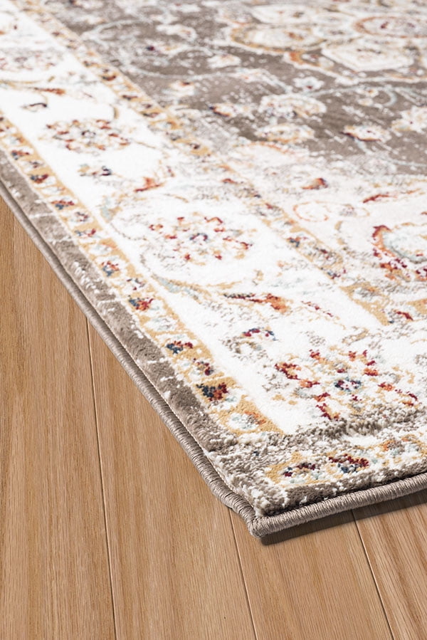 United Weavers Amarna Ponte Vecchio Distressed Taupe Woven Olefin Area Rug or Runner