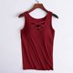 thumbnail image 2 of TaTaai Women's Plus Size Wire-Free Pajama Top, Solid Short Sleeve Chest Pad Design, Loose Comfort Fit, Ideal for Four Season Daily Loungewear Gift, 2 of 7