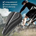 thumbnail image 3 of Bicycle Saddle Pad Cover - Cycling Padded Saddle Cover, Abrasion Resistant Bike Pad to Make Cycling More Comfortable for Mountain Bike, 3 of 4