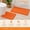 Orange, variant on Orange Bathroom Rugs Set 2 Piece, Soft Absorbent Microfiber Bath Mat, Non-Slip Quick Dry Machine Washable Plush Shaggy Rugs for Tub & Shower, 16x24 inches