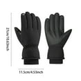 thumbnail image 3 of LAMDAWE Winter Warm Gloves for Men Women,WindproofWaterproof Thermal Gloves with Touchingscreen Fingers & AntiSlipPalm,for RunningCycling Driving Hiking Biking Walking Skiing Sports Work, 3 of 4