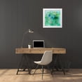 thumbnail image 3 of Haase, Andrea 20x20 White Modern Wood Framed Museum Art Print Titled - Flamingo Tropical Island, 3 of 4