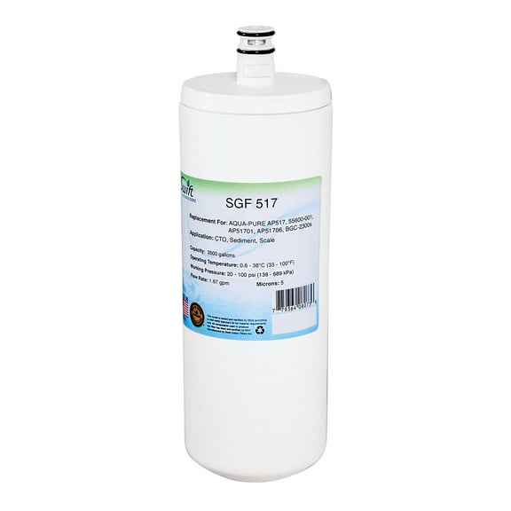 Swift Green Filters SGF 517 Replacement Water Filter for 3M CFS517 [1 Pack]