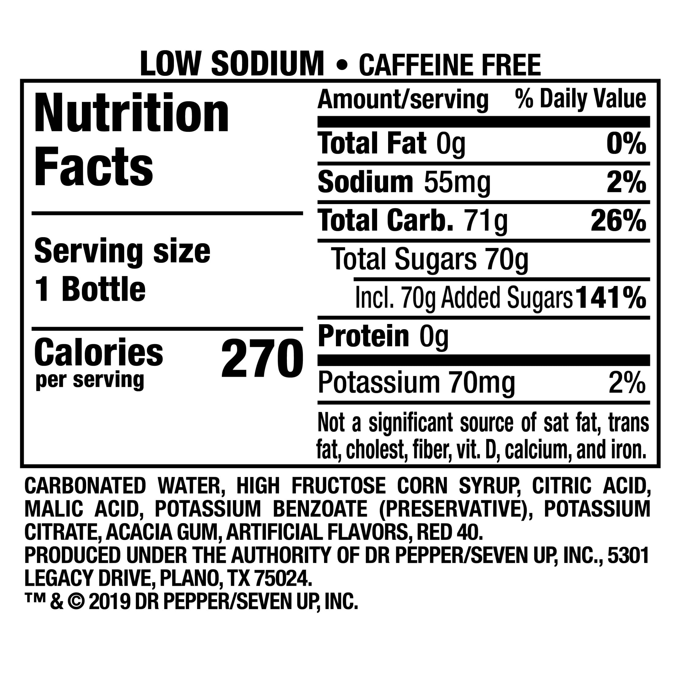 Nehi Caffeine Free Peach Soda Pop, 16.9 fl oz, 6 Pack Bottles