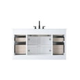thumbnail image 3 of Elegant Kitchen and Bath Alden 60 Inch Single Bathroom Vanity In White, 3 of 13