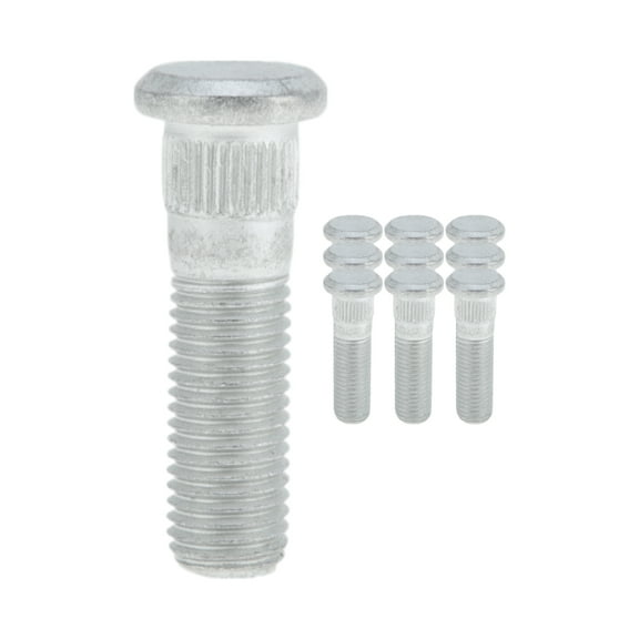 Unique Bargains 10 Pcs M12x1.5 Wheel Lug Stud for Mazda Mazda3 2008-2012 Front Rear Wheel Stud Bolt Set No.BP4K33062/C23633062 Alloy Steel Silver Tone