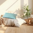 thumbnail image 6 of Zmeidao 2Pcs Cooling Pillowcase, Cool Silk Latex Pillow Cover 18.89×29.1inch Soft Comfortable Machine Washable Pillow Case, 6 of 7
