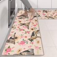 thumbnail image 2 of Kitchen Rugs Sets Of 2,German Shepherd Dog and Flower Anti Fatigue Kitchen Mat Rugs Non Slip Washable,Decorative Kitchen Floor Mats for Kitchen,Sink,Laundry,17"X47", 2 of 5