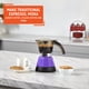thumbnail image 5 of Cafetera eléctrica Imusa con capacidad para 3 o 2 tazas, color morado, 5 of 7
